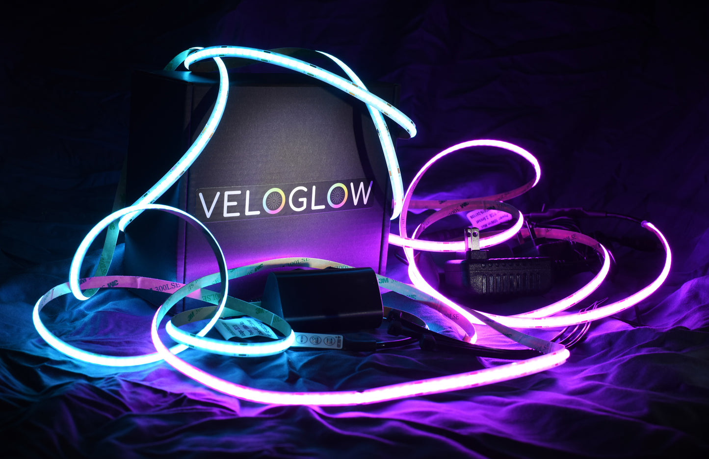 VeloGlow Wheel Light Kit